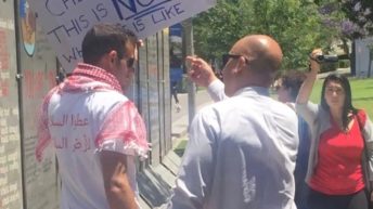 Electronic Intifada: Israeli soldiers harass students during SJP event on US campus