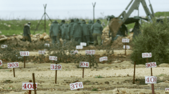 Israel continues burying Palestinian bodies in cemeteries of numbers