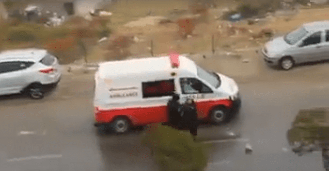 VIDEO: Israeli forces detain 2 Palestinian teenage girls at gunpoint from ambulance