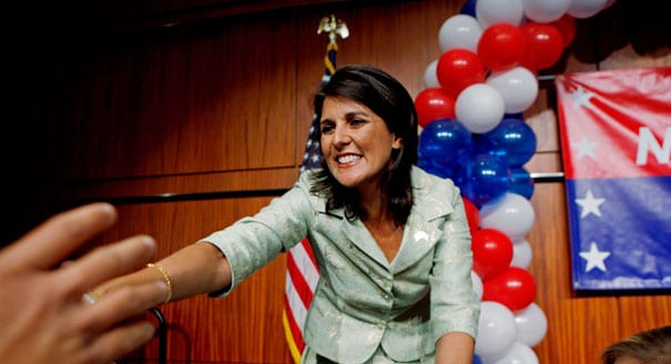 Nikki Haley sets the bar low on her Friends of the US party