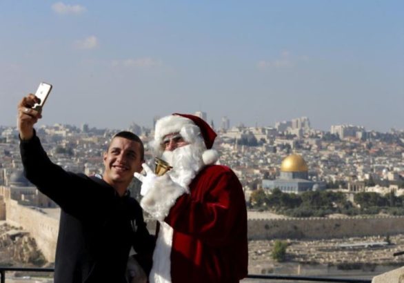 Santa Claus in Palestine
