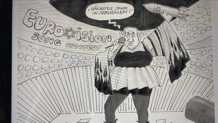 German cartoonist sacked after Netanyahu drawing