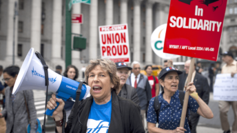 While teachers care about schools & salaries, teachers union head Randi Weingarten positions the union to support Israel