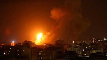 Israeli airstrikes kill Palestinian in northern Gaza, wound 8 others