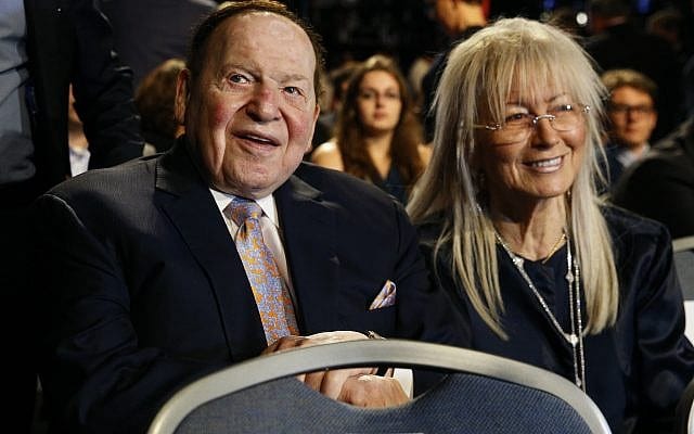 Sheldon Adelson spending $100 million to keep control of U.S. policies on Israel