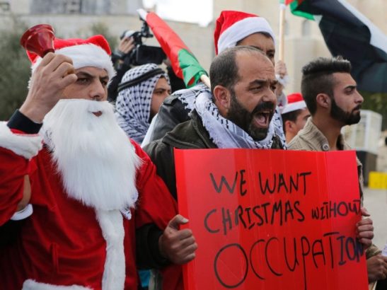 Christmas headlines from the Occupied Palestinian territories