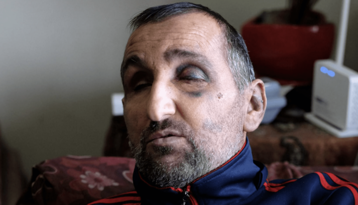 Without Saying a Word, Israeli Troops Beat Up a Blind Man in His Bed