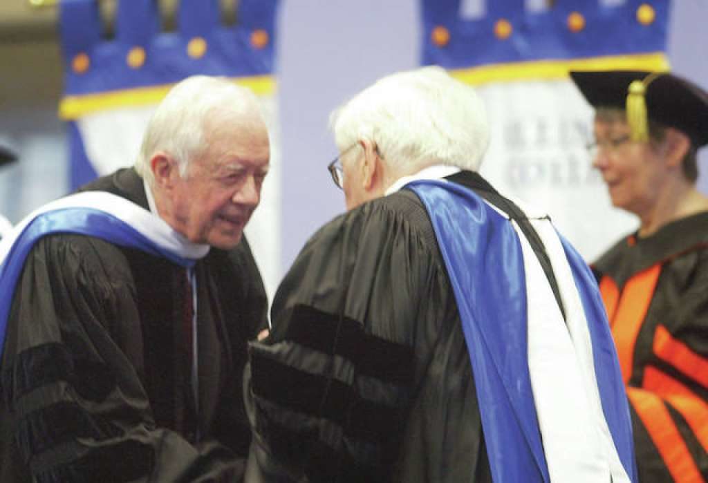 Paul Findley with Jimmy Carter