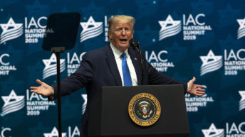 “Alternative facts” abound in Trump’s Israeli-American Council speech