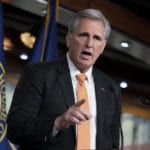 “I would like to see what the Democrats are going to do,” Minority Leader Kevin McCarthy said on Wednesday on controversy over Minnesota Rep. Ilhan Omar. “We’ve already led on this issue.”