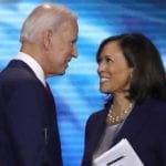 Joe Biden and VP candidate Kamala Harris