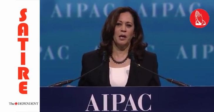 [Satire] AIPAC Coordinator Harris to also hold ex-officio position of U.S. VP