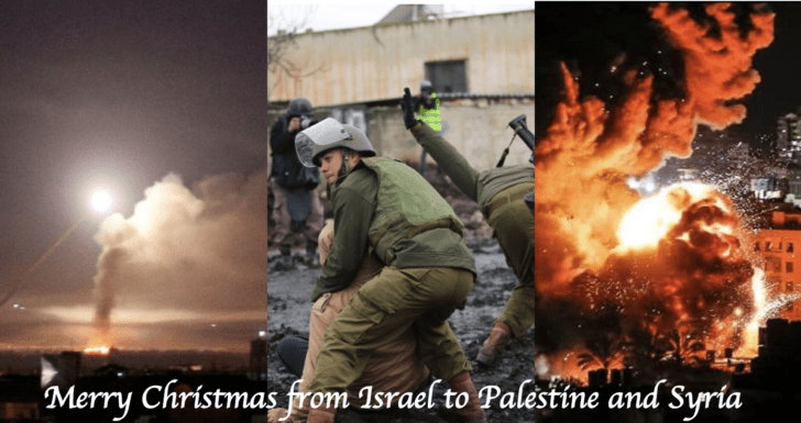A very scary Christmas – Israeli airstrikes bring destruction and death