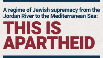 This is apartheid: Jewish supremacy from the River to the Sea