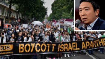 Andrew Yang listens to Israel partisans, condemns BDS – let’s change his mind!