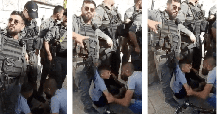 Biking while Palestinian: Israeli police run over child for flying Palestinian flag on his bicycle