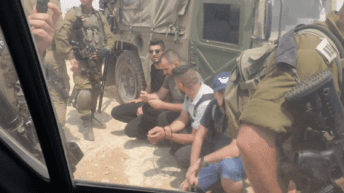 Israeli Soldiers Arrest Seven Journalists Covering Peaceful West Bank Protest