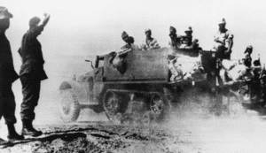 A 1956 photo shows Israeli troops in Egypt’s Sinai during the Suez crisis