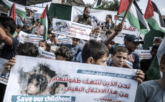 53,000 Palestinian children detained by Israel since 1967