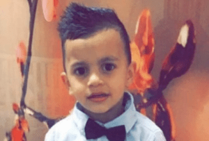 Muhammad Rabi' Elayyan, a four-year-old Palestinian boy, was taken to a police station for interrogation by Israeli forces