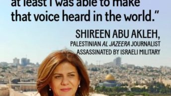 The Execution of Shirin: Yet Another Journalist Gunned Down by Israeli Soldiers