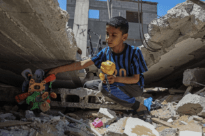 Medical apartheid in Gaza: A survey of children across the Gaza Strip after Israel's May 2021 attack showed that 91% of Gaza children suffer from PTSD.