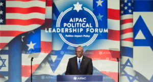 US Secretary of Defense Lloyd J. Austin III speaks at AIPAC Political Leadership Forum, Washington, DC, Jan. 10, 2023