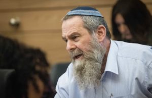 MK Avi Maoz at the Knesset, the Israeli parliament in Jerusalem, on June 21, 2021.