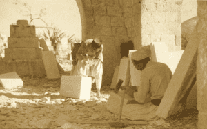 NABLUS- Palestinian Arab Stone Masons, 1920-40s