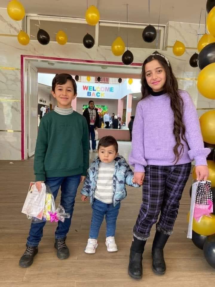 Siblings Ali (9) and Mayar (11) Ezzeddin were killed along with their father by an Israeli airstrike on May 9. The rest of the family is in intensive care.