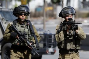 Israel has one of the world's most powerful militaries; their soldiers are equipped with advanced armor and weapons (Pictured: 2022, Israeli forces take up a position during clashes with Palestinians following a deadly Israeli raid in Nablus in the Israeli-occupied West Bank)