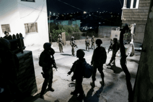 IDF soldiers operating in the West Bank carry out raids most nights.