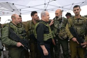 Prime Minister Benjamin Netanyahu at the Northern Command for a comprehensive assessment.