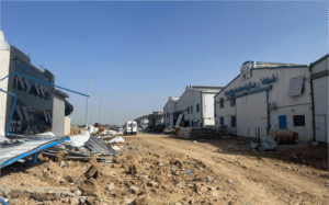 Destruction at the Gaza Industrial Estate