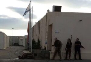 Hamas fighters entering military base in Israel