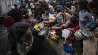 A month’s supply of food aid sits in Israeli port; just miles away, Gazans starve –Day 128