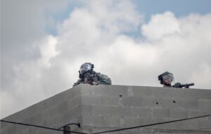 Israeli snipers have been targeting Palestinians in Gaza during Israel's military onslaught in the territory