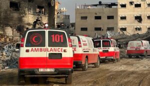 WHO and the Palestinian Red Crescent Society lead lifesaving missions to transfer critical patients from besieged hospitals in Gaza.