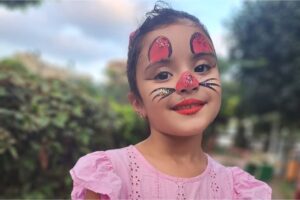 Salma Jaber was killed by Israeli fire in December 2023 as her family attempted to escape Gaza City. Salma is one out of over 13,400 Gazan children to be killed since October 7th.