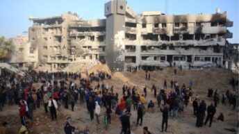 Following 2-week siege, Gaza hospital in ruins – Day 177