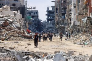 UN team's visit to Gaza's Khan Younis revealed profound destruction.