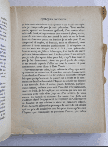 page from À Jérusalem un drapeau flottait sur la ligne de feu / In Jerusalem a flag flew on the line of fire By Jacques de Reynier