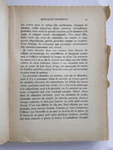 page from À Jérusalem un drapeau flottait sur la ligne de feu / In Jerusalem a flag flew on the line of fire By Jacques de Reynier