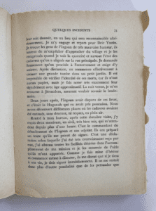 page from À Jérusalem un drapeau flottait sur la ligne de feu / In Jerusalem a flag flew on the line of fire By Jacques de Reynier