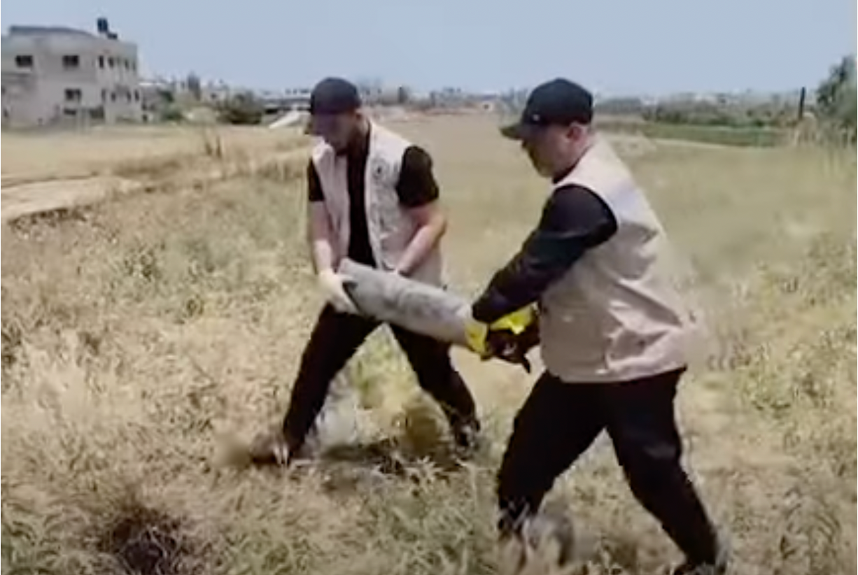 Palestinian bomb squads tour the Gaza Strip after Israeli attacks, collecting remnants of rockets, missiles, and shells that fell