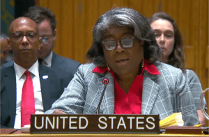 The Security Council today (10 Jun) adopted a resolution aimed at reaching a comprehensive ceasefire deal in three phases to end the war in Gaza, with US Ambassador Linda Thomas-Greenfield telling members "The fighting could stop today."
