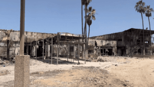 A view of the Rafah crossing, destroyed by Israeli forces this week.