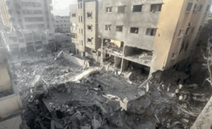 Israeli air strikes devastated Nuseirat and Deir el-Balah in central Gaza, as Israel announced rescue of four Israeli captives