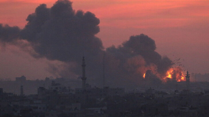 Airstrike on a safe-zone in Rafah