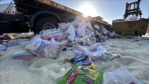 Some Israeli settler groups have attacked trucks loaded with aid in order to keep them from reaching Gaza.